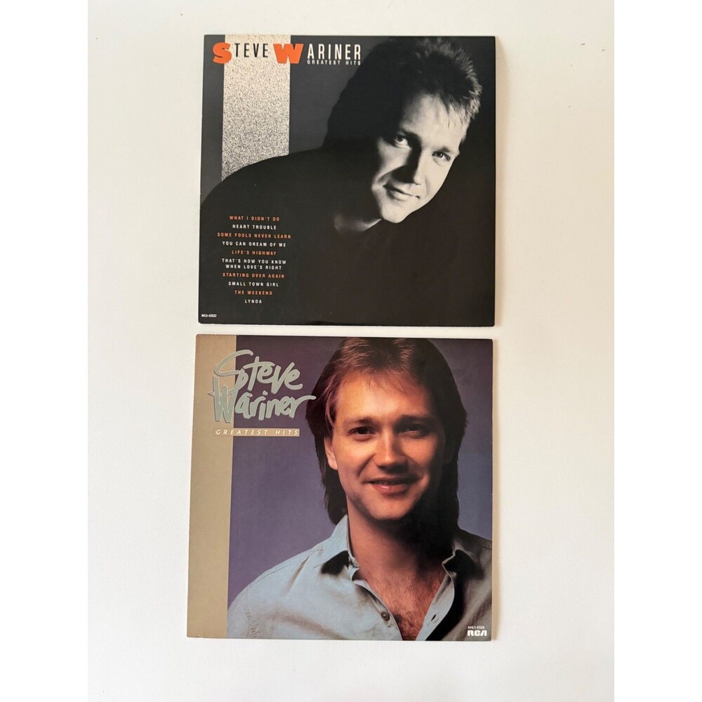 Steve Wariner Greatest Hits 2 LP Lot RCA AHL1-5326 MCA 42032 Cleaned EX